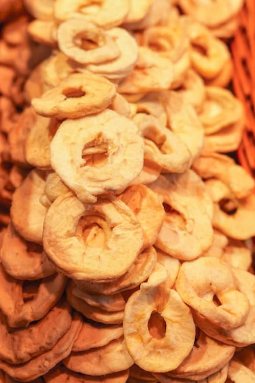 سیب خشک ممتاز سرشار از فیبر و مواد مغذی